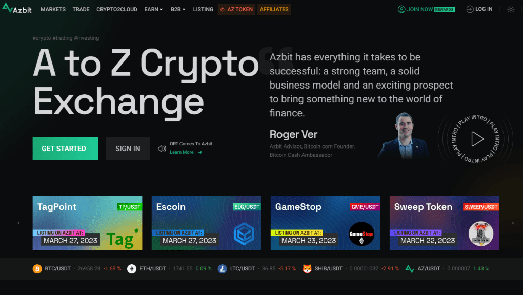Azbit Homepage Azbit Homepage