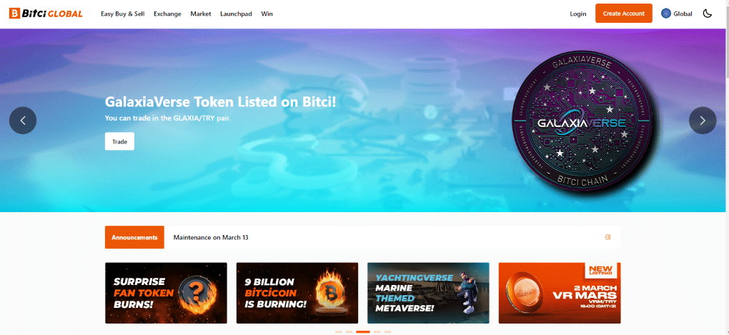 Bitci Homepage