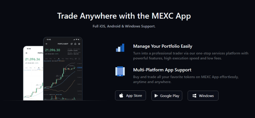 MexC Mobile App