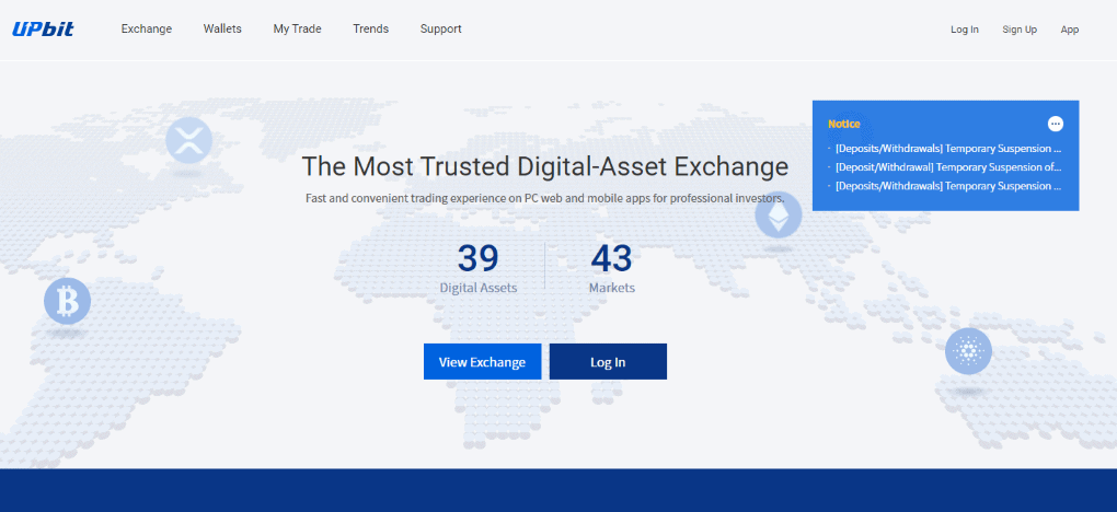 Upbit Homepage Upbit Homepage