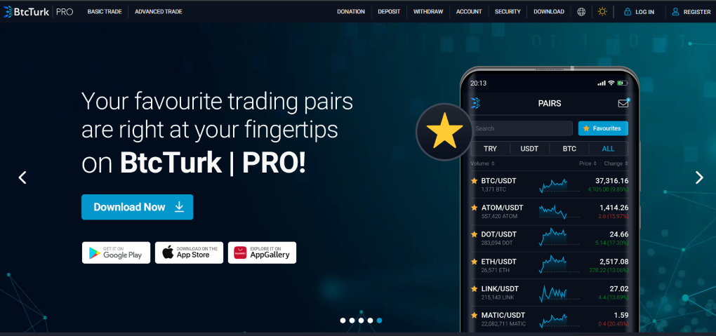 BtcTurk Homepage BtcTurk Homepage