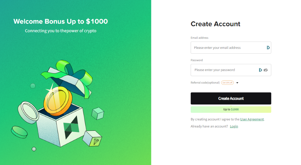 Poloniex Sign up