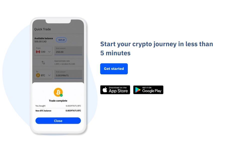 Coinsquare Mobile App