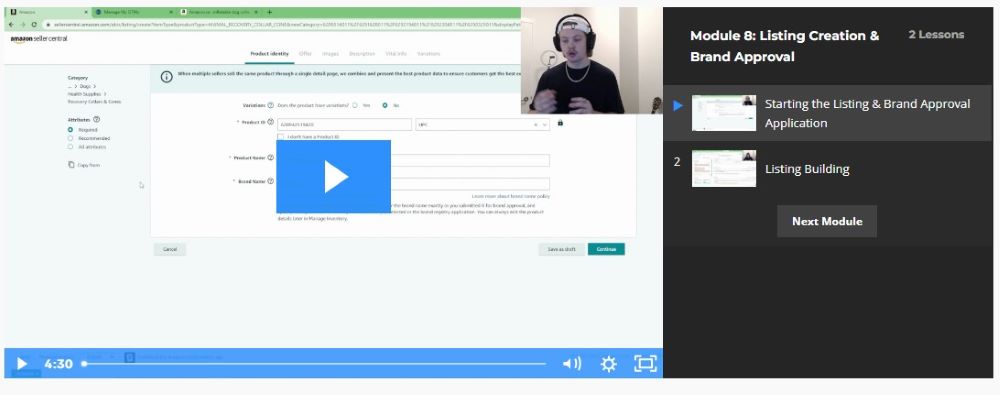 Module 8 - Listing Creation & Brand Approval Module 8 - Listing Creation & Brand Approval
