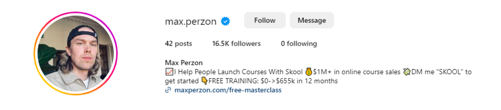 max perzon skool